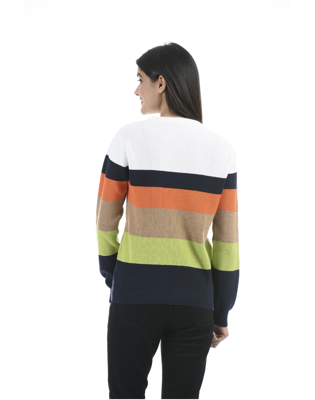 Portobello Wome Casual Wear Multicolor Sweater